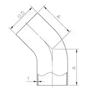 45O ELBOWS WITH TANGENTS _1