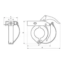 KF NW 10-50 TOGGLE CLAMP WITH LANYARD_sIZE