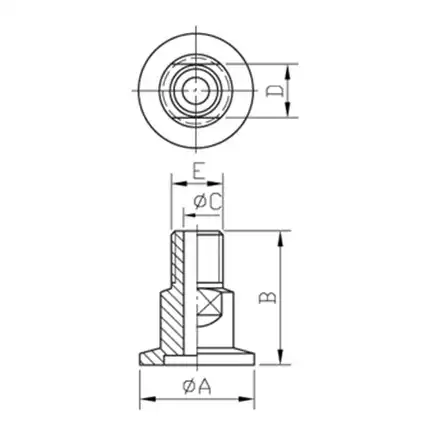 KF NW 16-40 MALE THREAD ADAPTOR_SIZE